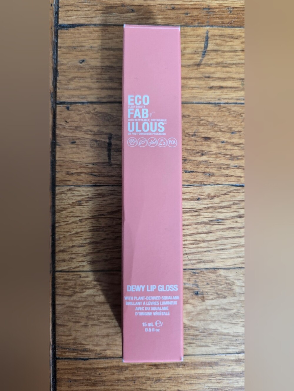 Ecofabulous Dewy Lip Gloss How you Dewin? 15ml/0.5fl oz NEW